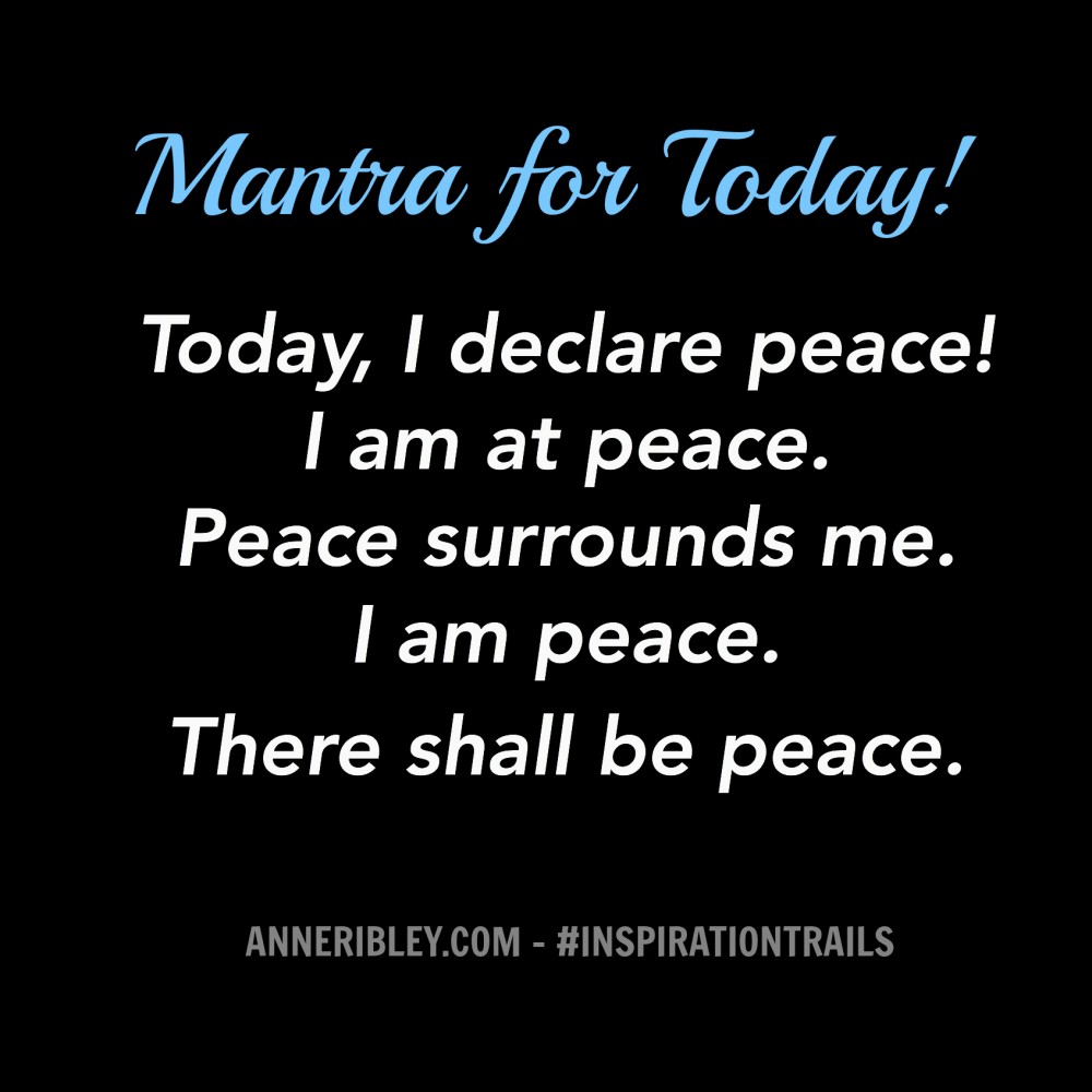 Creating Peace Mantra