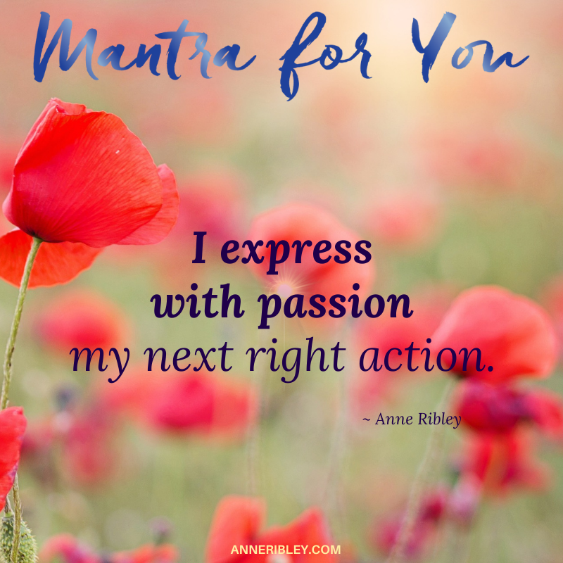 Right Action Passion Mantra