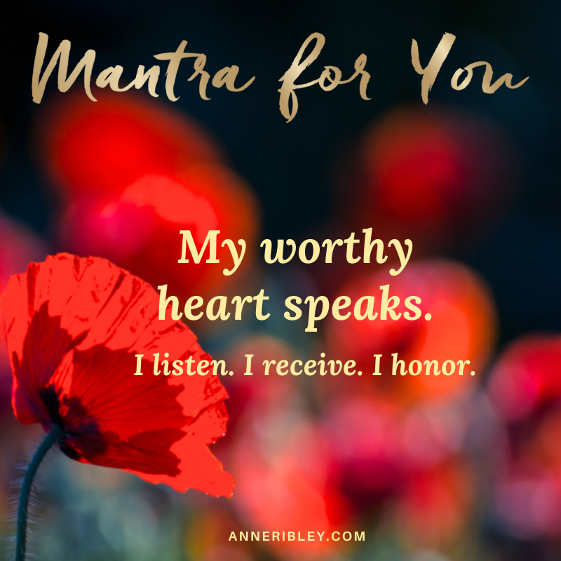 Mantra Worthy Heart Speaks
